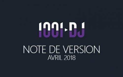 Avril 2018 - Nouvelles fonctionnalités